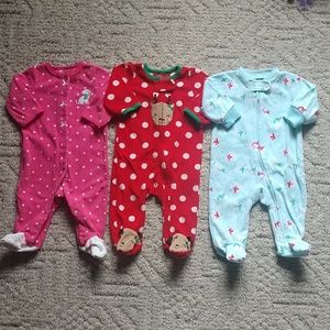 Lot Carter's pajamas